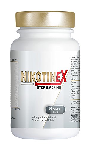 NIKOTINEX Stop Smoking Kapseln | Raucher Vitamine rauchen aufhören ohne Nikotin